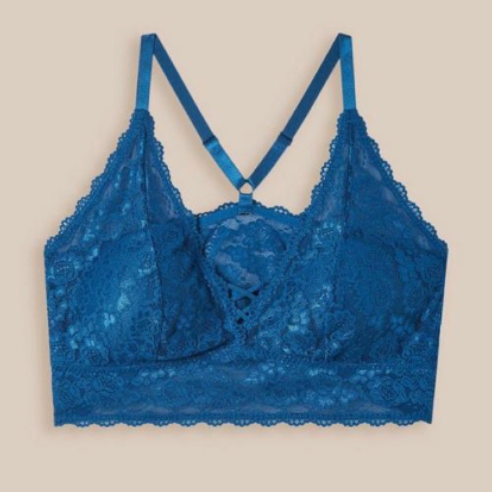 🆕 Lightly Lined Lace XO Front Bralette 3 3X 22 24 NWT Torrid New!